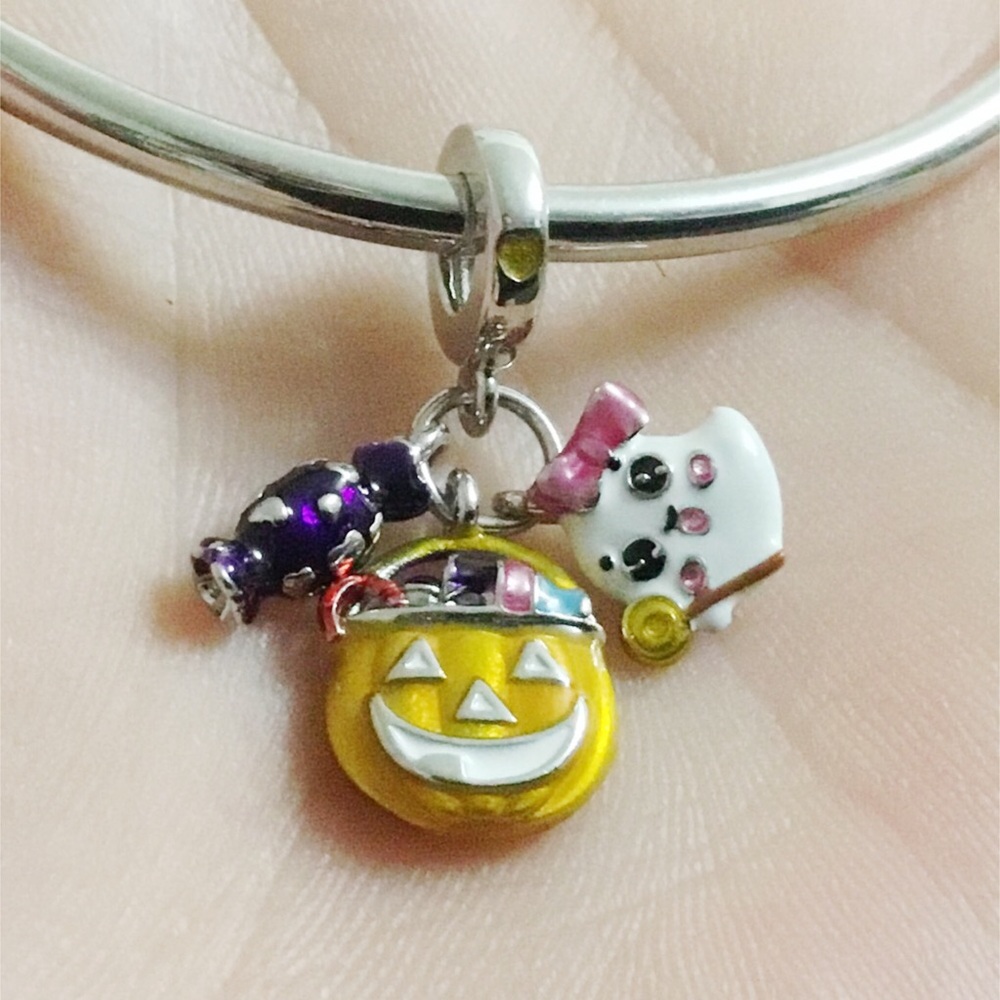 S925 Cute Halloween Charm Pandora Style